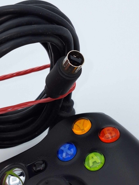 Original Xbox 360 kabelgebundener Controller - Schwarz
